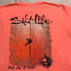 Salt Life hook line sinker T-shirt